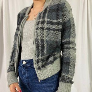 Plaid Wool Jacket